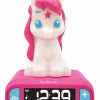 Lexibook Unicorn-Themed Digital Alarm Clock with Nightlight - Multicolor* Electronics