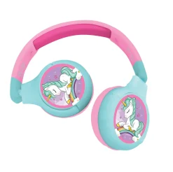 Lexibook Unicorn-Themed Foldable Bluetooth Headphones - Pink* Electronics