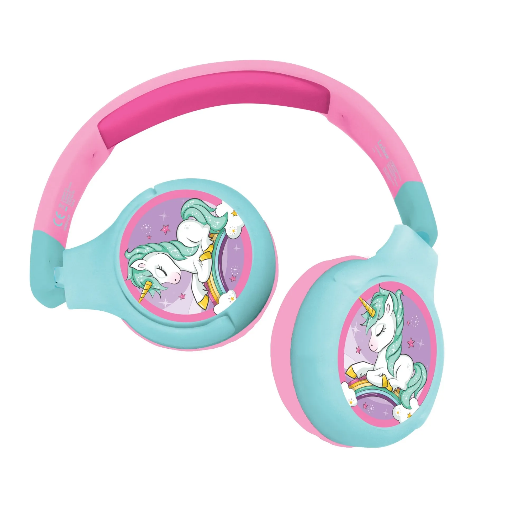 Lexibook Unicorn-Themed Foldable Bluetooth Headphones - Pink* Electronics