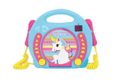 Lexibook Unicorn-Themed Portable CD Player with Dual Microphones* Karaoke Machines & Accessories|Electronics