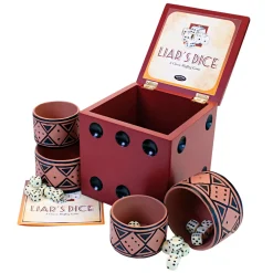AreYouGame Liar's Dice Classic Bluffing Game by Front Porch Classics* Board Games|Role-Playing Games