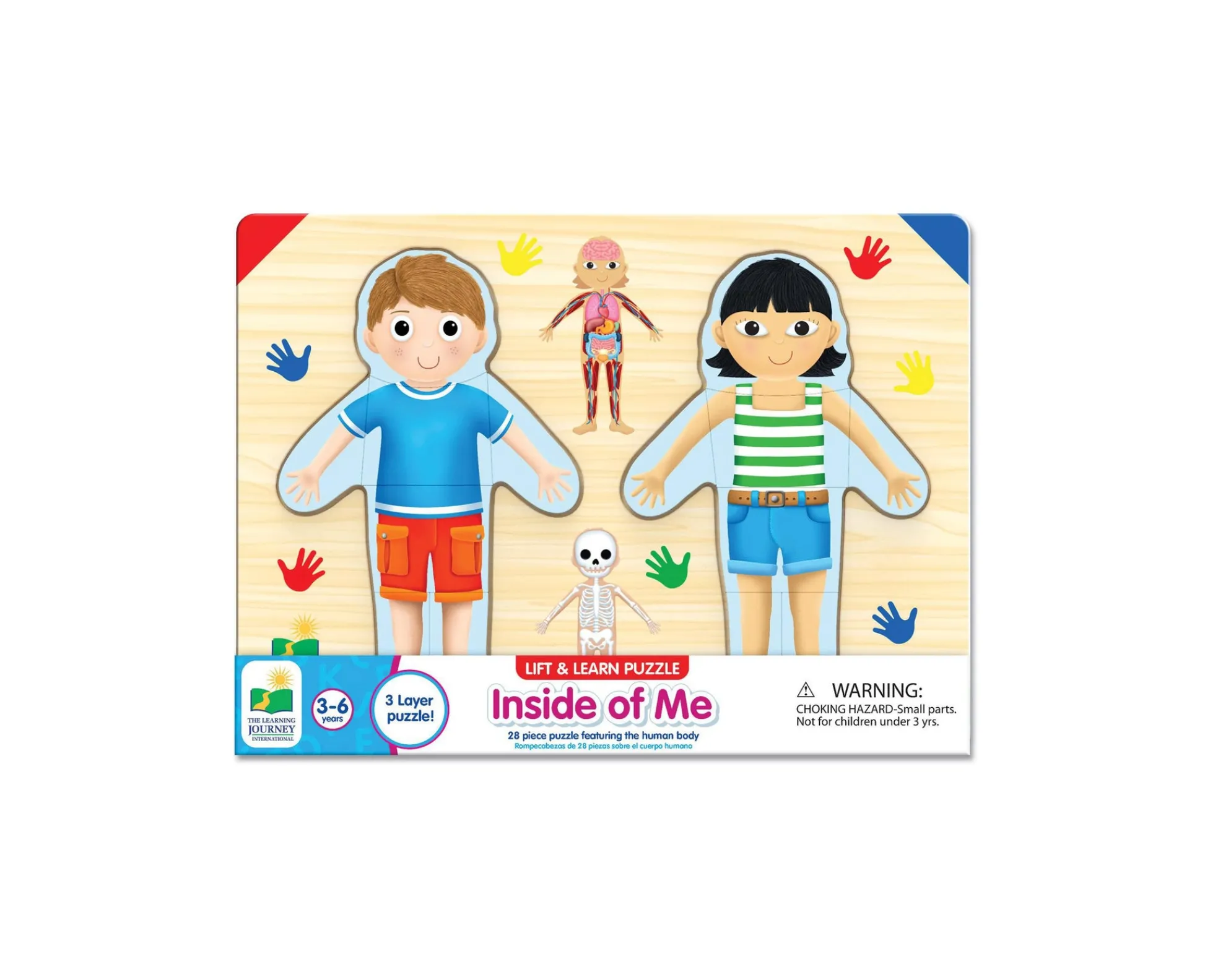AreYouGame Lift & Learn Anatomy Adventure Puzzle - Inside of Me - 28 Pcs* Puzzles