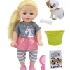 Flat River Group Lil Tots 14" Unicorn-Themed Talking Pet Grooming Playset with Doll - Pink/Grey/Green* Stuffed Animals & Plush Toys