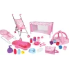 Flat River Group Lissi Baby Doll 24-Piece Nursery Playset with Accessories* Social & Emotional Skills|Stuffed Animals & Plush Toys