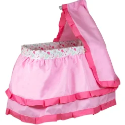 Flat River Group Lissi Deluxe Canopy Doll Bed with Elegant Tiered Linens* Social & Emotional Skills|Doll Houses, Furniture & Accessories