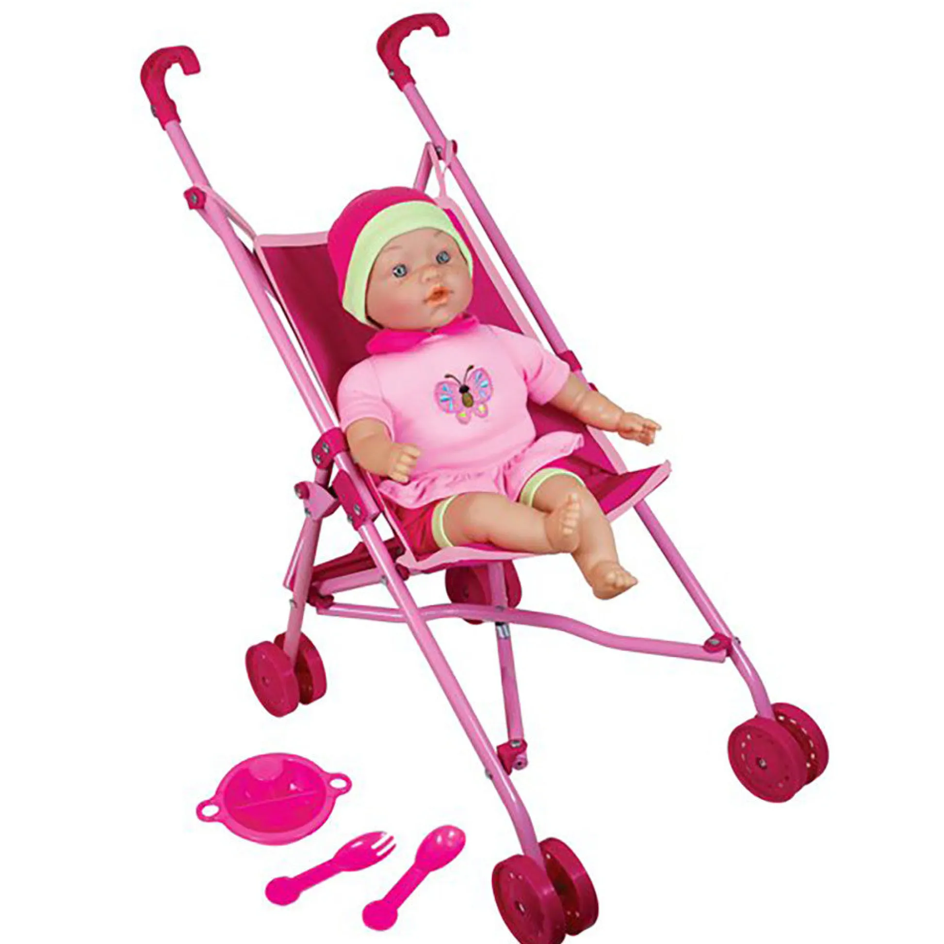 Flat River Group Lissi Doll 16" Baby Doll with Deluxe Umbrella Stroller Playset* Stuffed Animals & Plush Toys