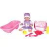 Flat River Group Lissi 11-inch Interactive Baby Doll and Bath Playset* Social & Emotional Skills|Interactive Dolls & Pets
