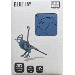Flat River Group Little & Wood: Blue Jay 3D Wooden Puzzle Kit - Small Edition* Puzzles