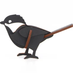 Flat River Group Little & Wood Chickadee 3D Wooden Puzzle Kit - Small Black Model* Puzzles