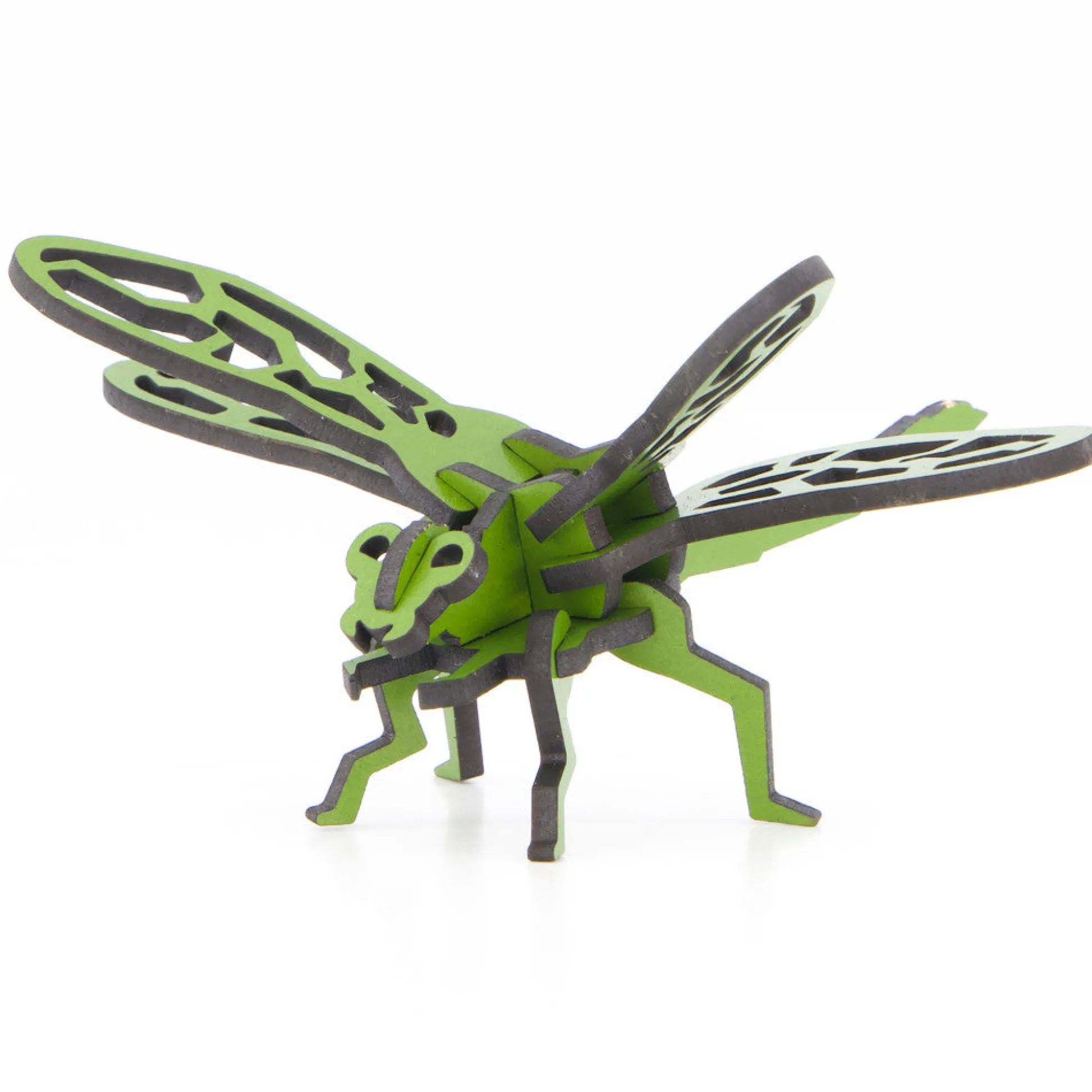 Flat River Group Little & Wood: Dragonfly Woodlet Kit - 3D Puzzle, Green* Puzzles