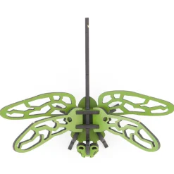 Flat River Group Little & Wood: Dragonfly Woodlet Kit - 3D Puzzle, Green* Puzzles