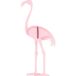 Flat River Group Little & Wood Flamingo Puzzle: 3D Pink Woodlet Kit* Puzzles