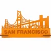 Flat River Group Little & Wood: Golden Gate Bridge 3D Wooden Puzzle Kit - Medium Orange* Puzzles