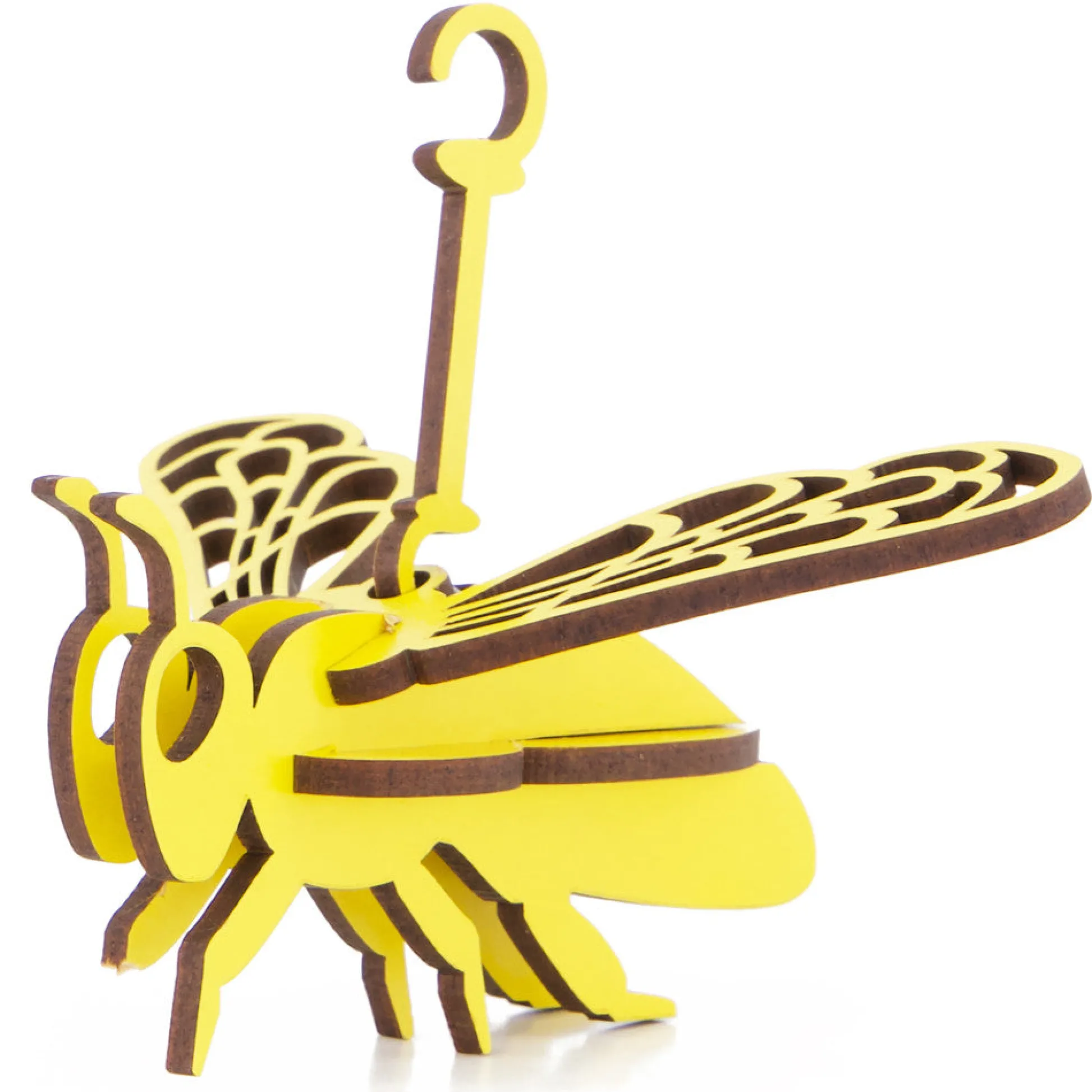 Flat River Group Little & Wood: Honey Bee Yellow 3D Wooden Puzzle Kit* Puzzles