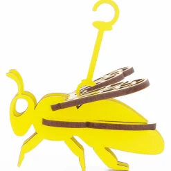 Flat River Group Little & Wood: Honey Bee Yellow 3D Wooden Puzzle Kit* Puzzles
