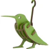 Flat River Group Little & Wood: Hummingbird 3D Wooden Puzzle Kit - Green* Puzzles