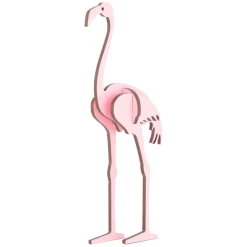 Flat River Group Little & Wood: Pink Flamingo 3D Wooden Puzzle Kit* Puzzles