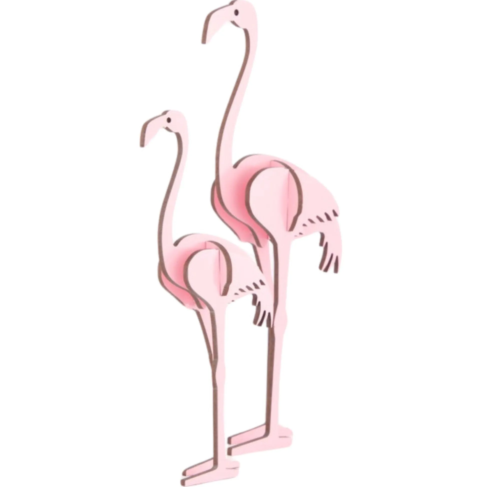 Flat River Group Little & Wood: Pink Flamingo 3D Wooden Puzzle Kit* Puzzles