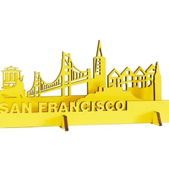 Flat River Group Little & Wood: San Francisco 3D Wooden Puzzle Kit - Medium* Puzzles