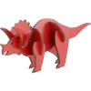 Flat River Group Little & Wood: Triceratops Red 3D Wooden Puzzle Kit, Medium* Puzzles