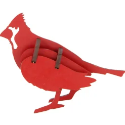 Flat River Group Little & Wood: Vibrant Cardinal 3D Wooden Puzzle Kit* Puzzles