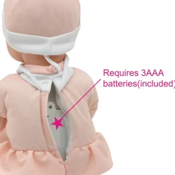 Flat River Group Little Darlings 14 Inch - Sweet Touch Baby Doll with Fox-Pink-White Outfit* Baby Dolls|Stuffed Animals & Plush Toys