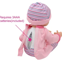 Flat River Group Little Darlings 12-inch - Fun With Keys Baby Doll - Seahorse Ensemble* Social & Emotional Skills|Interactive Dolls & Pets