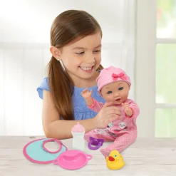 Flat River Group Little Darlings 12-inch - Pink Strawberry Kitty Playtime Doll* Interactive Dolls & Pets|Stuffed Animals & Plush Toys