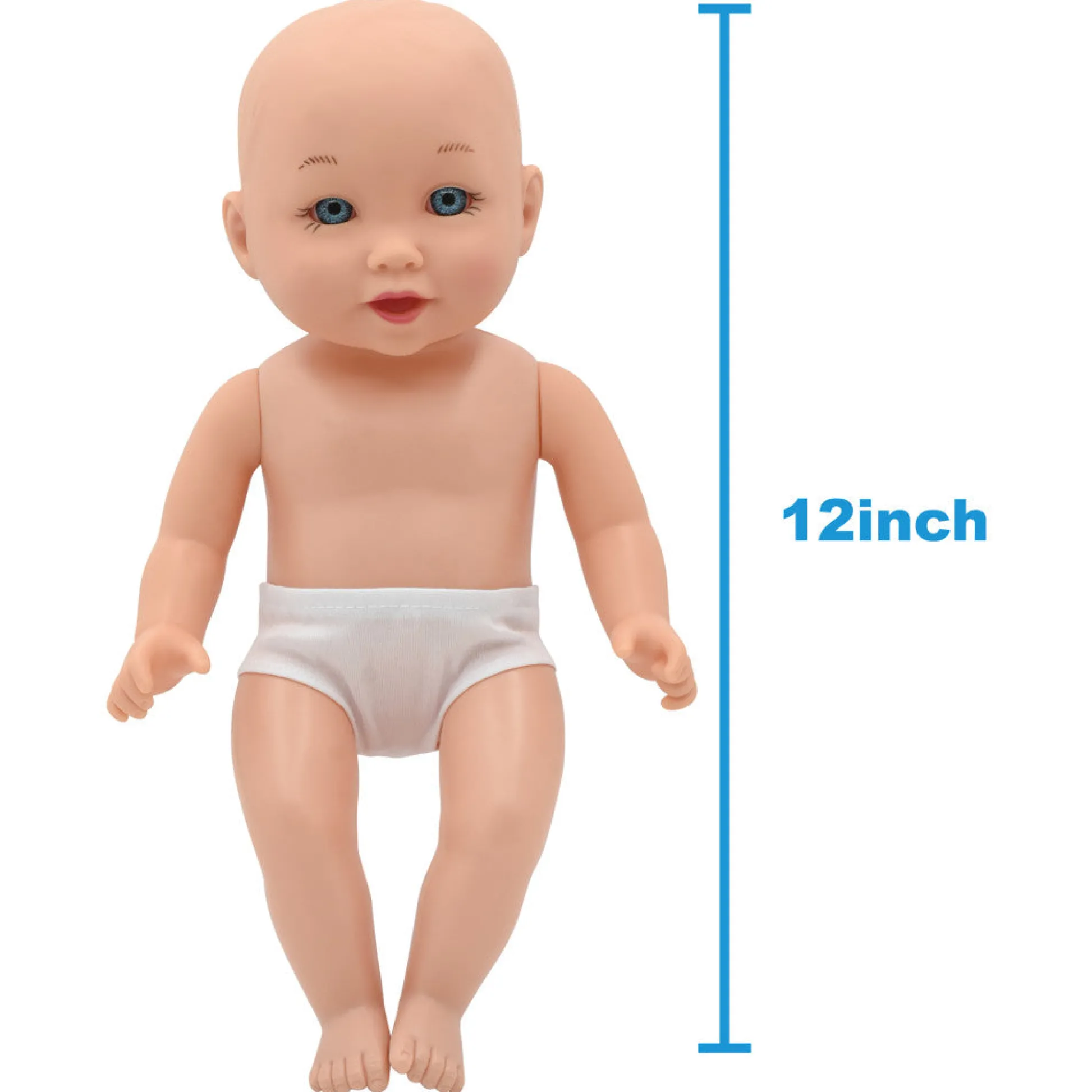 Flat River Group Little Darlings 12-inch Wash N' Play Baby Set with Unicorn Cover-Up* Baby Dolls|Stuffed Animals & Plush Toys