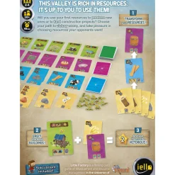 Flat River Group Little Factory Resource Management & Building Card Game by IELLO* Card Games