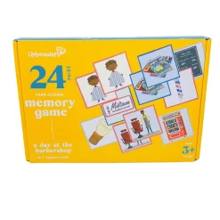 Flat River Group Little Likes Kids Upbounders - A Day at The Barbershop - Multicultural Memory Game* Toddler & Preschool Games & Puzzles