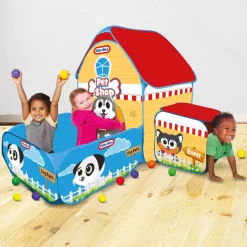Flat River Group Little Tikes 4-In-1 Dog Park & Pet Shop Playset with Ballpit* Tents, Tunnels & Playhouses|Dress Up