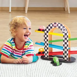 The Distribution Solutions Little Tikes Wood Switchback Racetrack with Cozy Coupe Cars* Preschool Education Toys & Activities|Preschool Vehicles