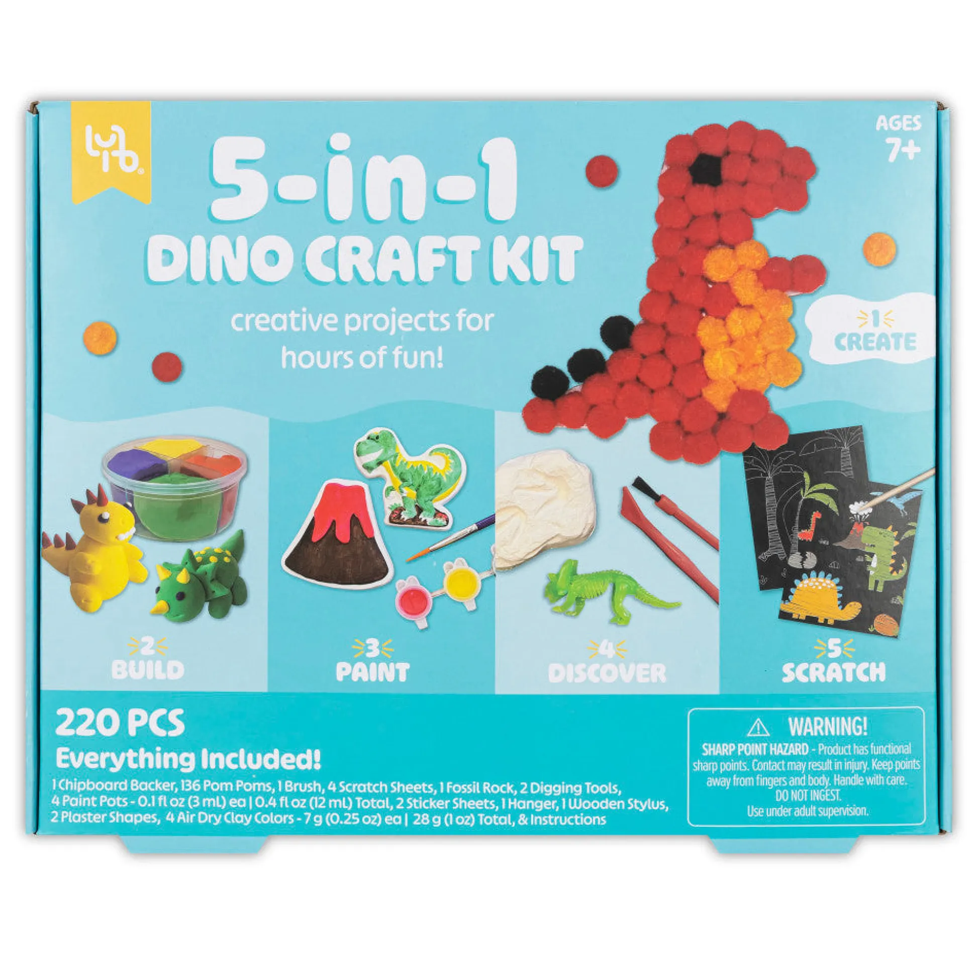 Flat River Group Little Yellow Bicycle Dino Explorer DIY Dinosaur Craft Kit* Crafts & Activities