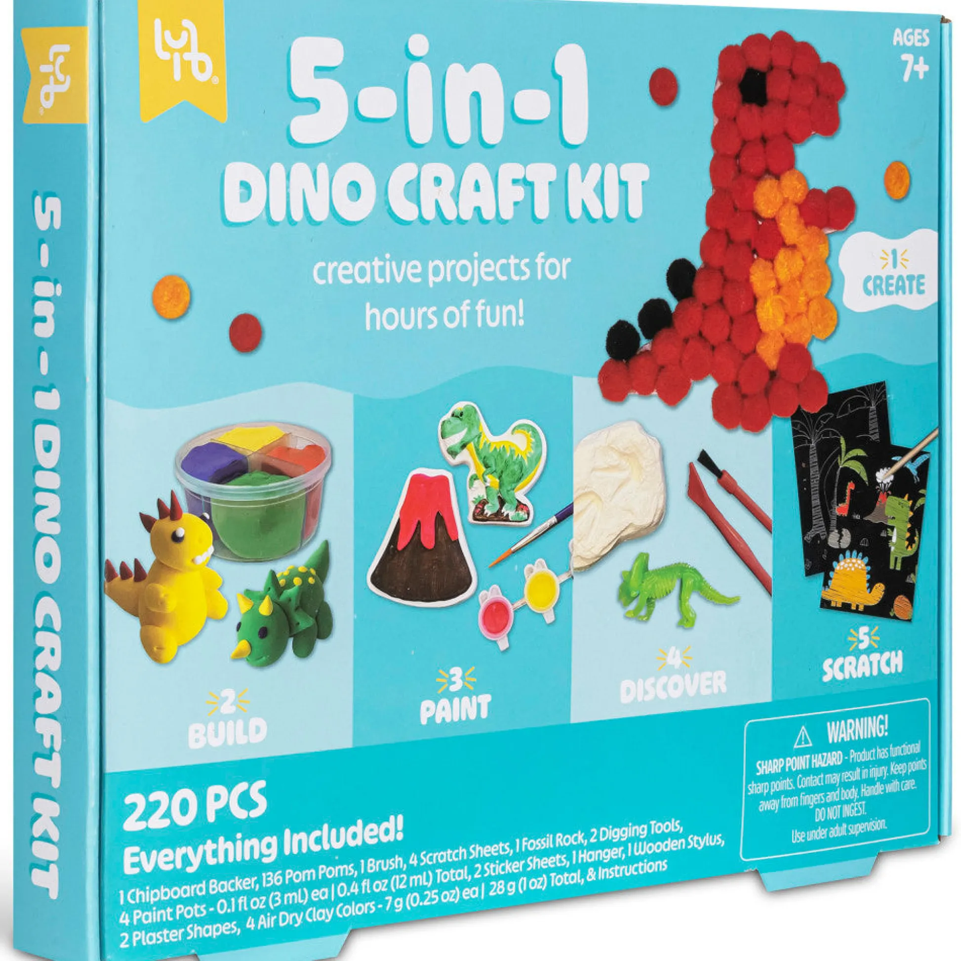 Flat River Group Little Yellow Bicycle Dino Explorer DIY Dinosaur Craft Kit* Crafts & Activities