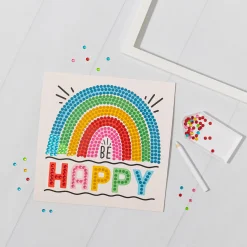 Flat River Group Little Yellow Bicycle Rainbow & Blooms Gem Art Kit - 1100+ pc Set* Crafts & Activities