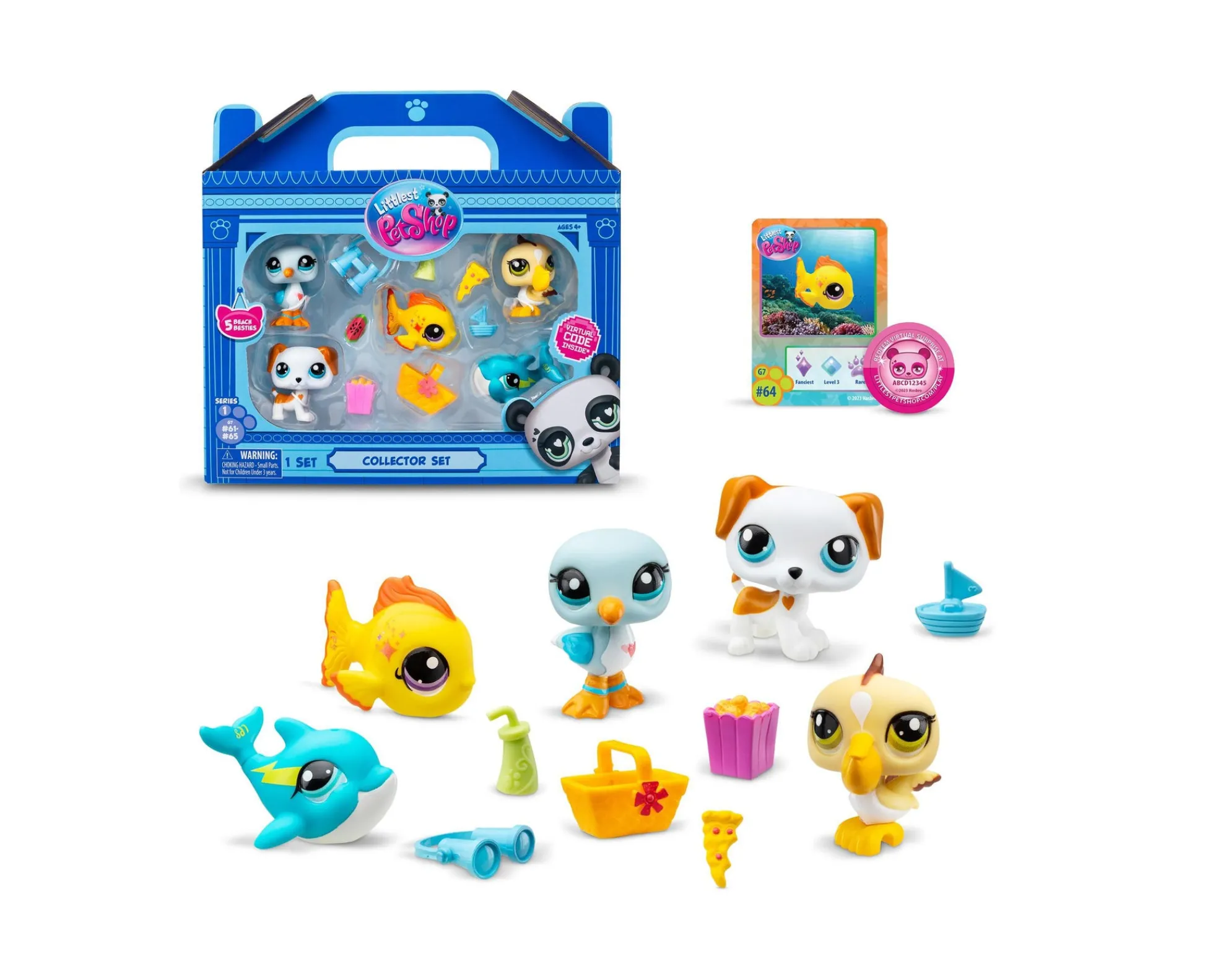 Macy's - Supplier Littlest Pet Shop Beach Besties Collector Set - Series 1, Generation 7* Miniature & Collectible Dolls|Stuffed Animals & Plush Toys
