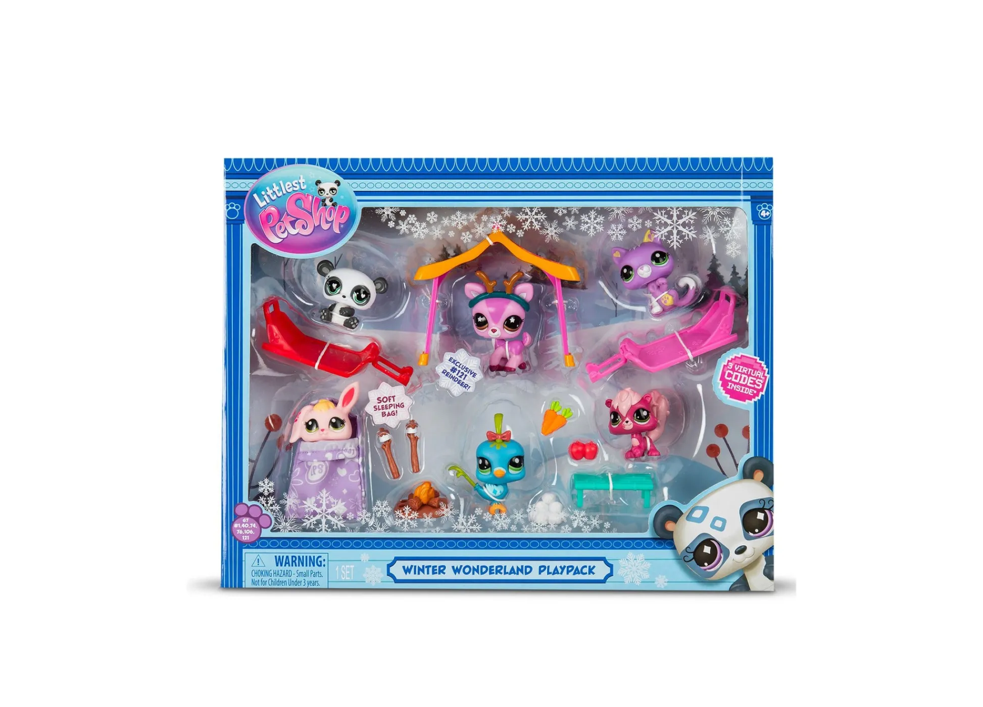 Macy's - Supplier Littlest Pet Shop Winter Wonderland Play Plack* Miniature & Collectible Dolls|Stuffed Animals & Plush Toys