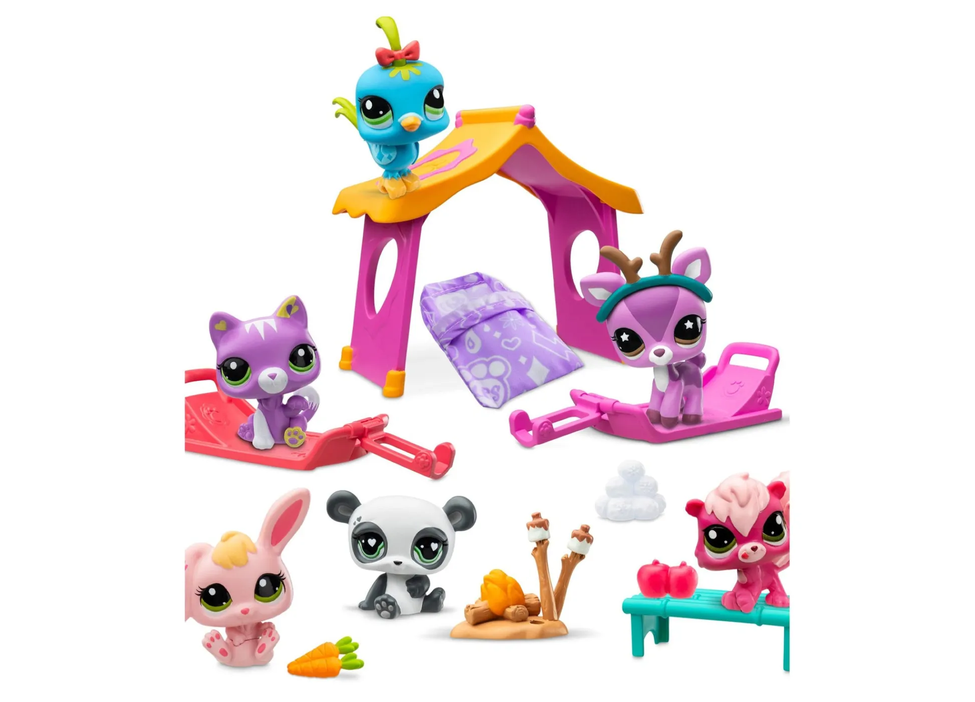 Macy's - Supplier Littlest Pet Shop Winter Wonderland Play Plack* Miniature & Collectible Dolls|Stuffed Animals & Plush Toys
