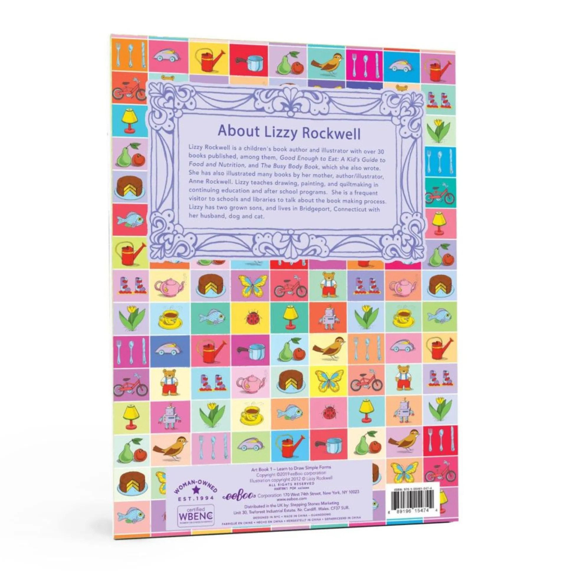 Flat River Group Lizzy Rockwell's eeBoo Art Book 1: Learn to Draw Simple Forms*Kids Kids Books|Drawing, Color & Painting
