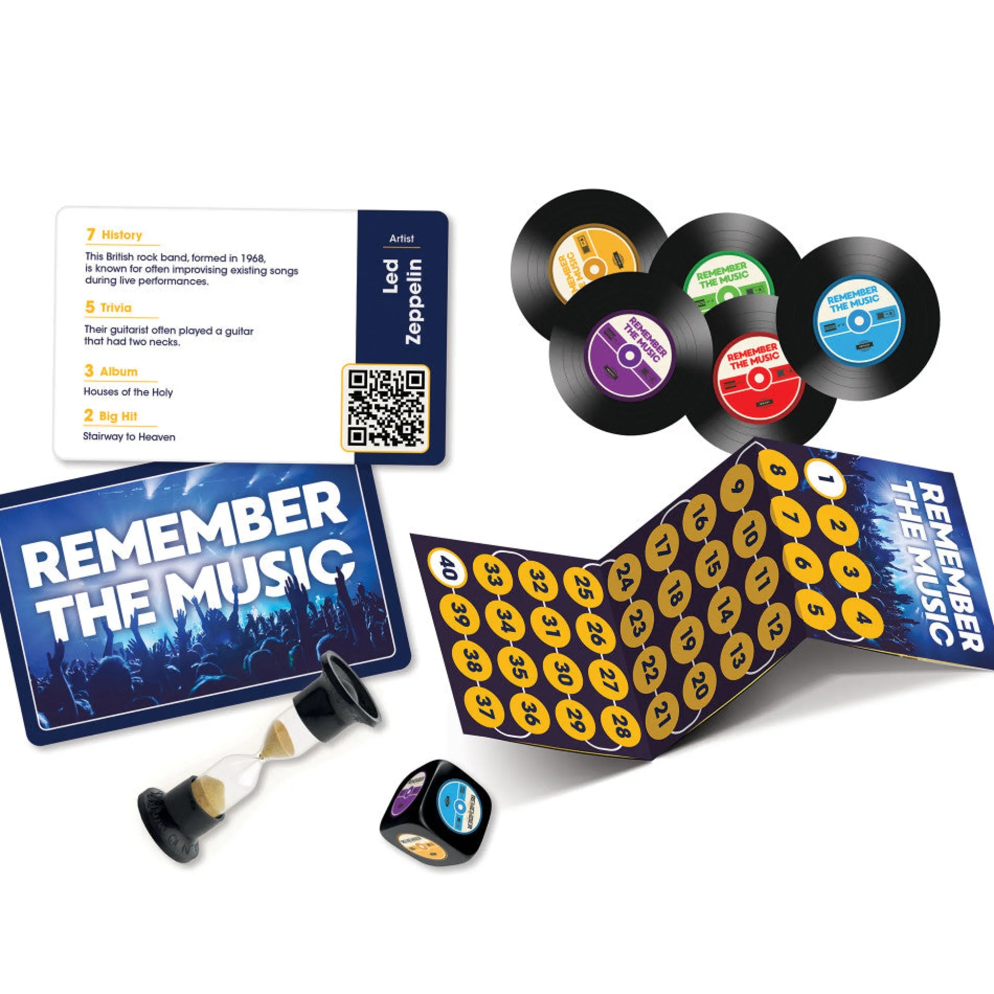 Flat River Group Longshore Remember the Music: Interactive Musical Trivia Board Game* Role-Playing Games|Board Games