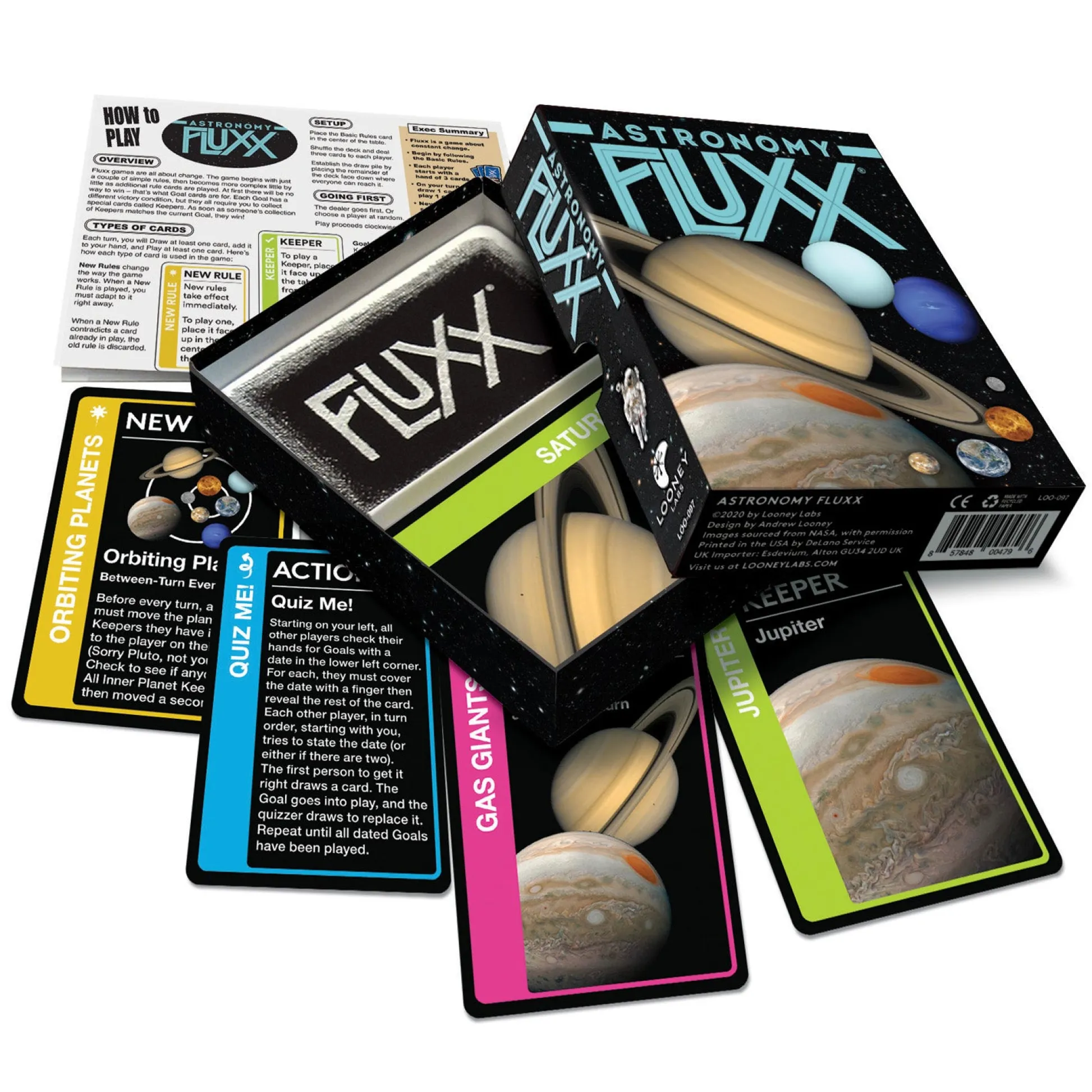 Educators Resource Looney Labs Celestial Adventure Astronomy Fluxx Card Game* Card Games