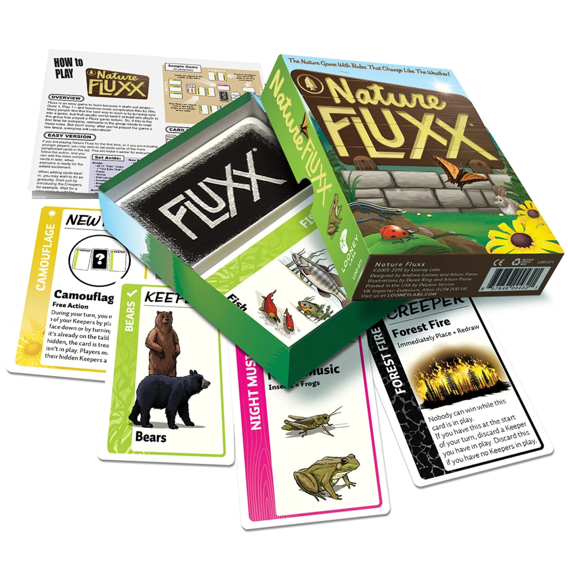 Educators Resource Looney Labs Nature Fluxfire Ecology Card Game* Card Games