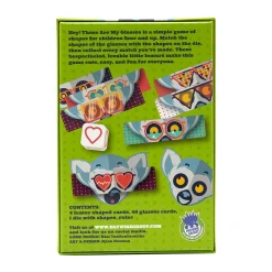 AreYouGame Lovable Lemurs Hey! Those Are My Glasses Shape-Matching Game* Social & Emotional Skills