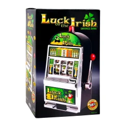 AreYouGame Luck of the Irish Slot Savings Bank - Whimsical Coin Collector* Classic Games
