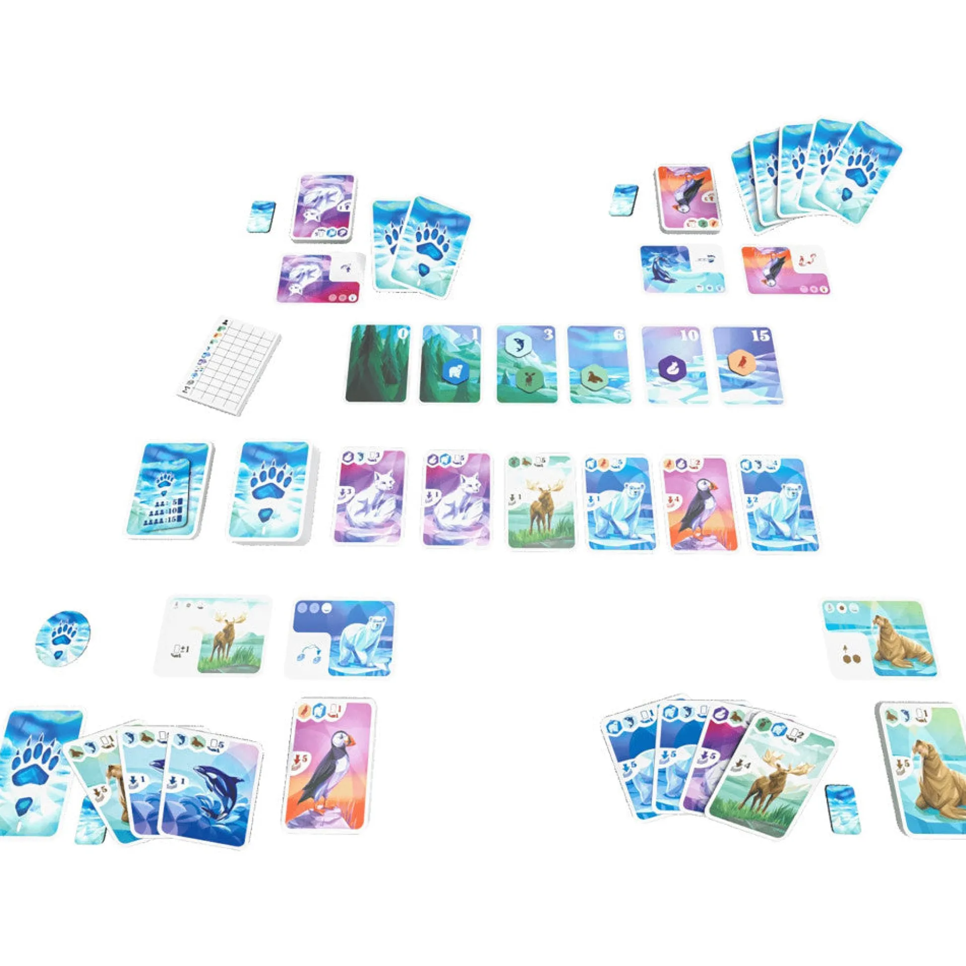 Flat River Group Ludonaute: Arctic - Strategic Arctic Wildlife Card Game* Card Games