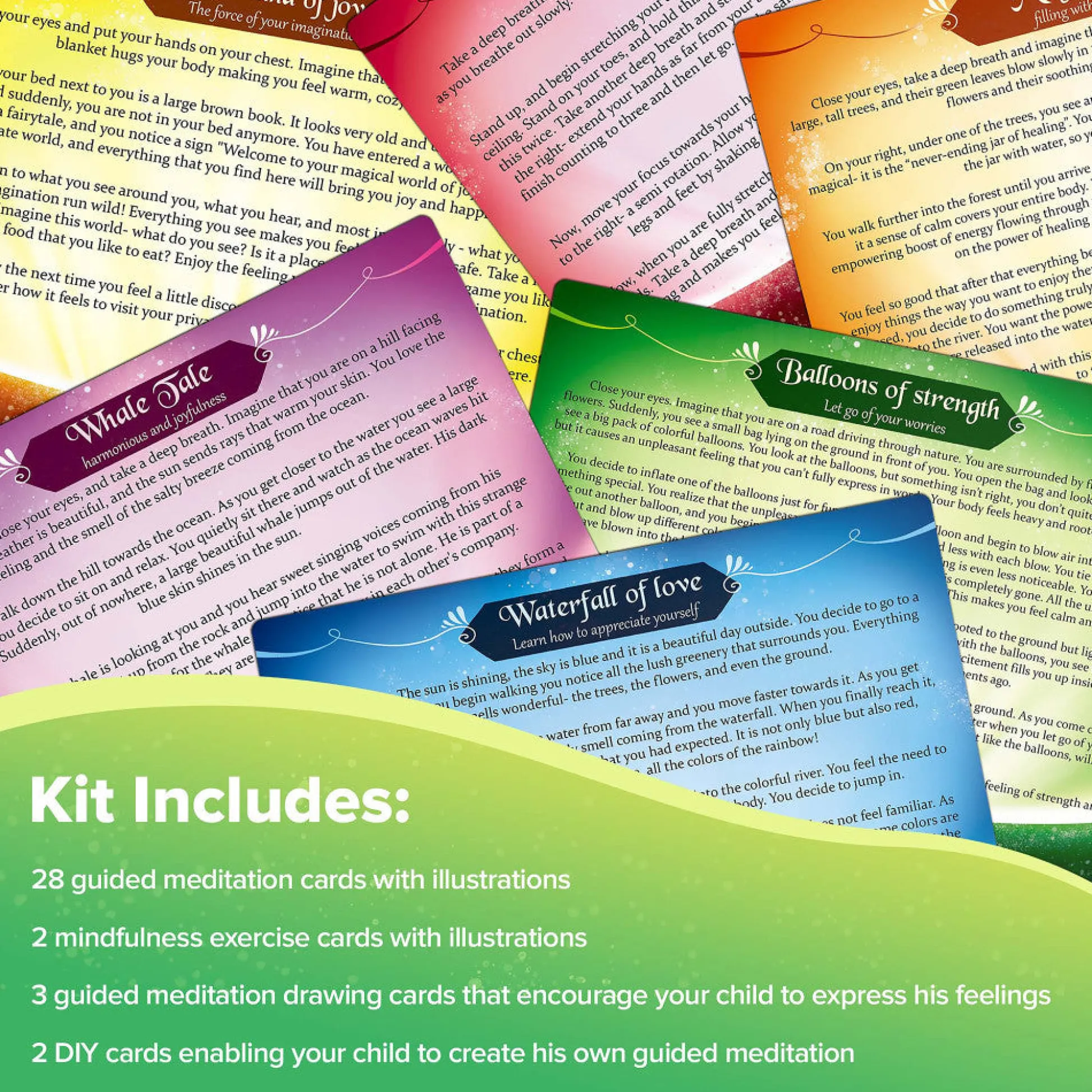Flat River Group Lupash Games: Mindful Land - Kids Meditation & Mindfulness Kit, Ages 6+* Family & Entertainments Games|Social & Emotional Skills