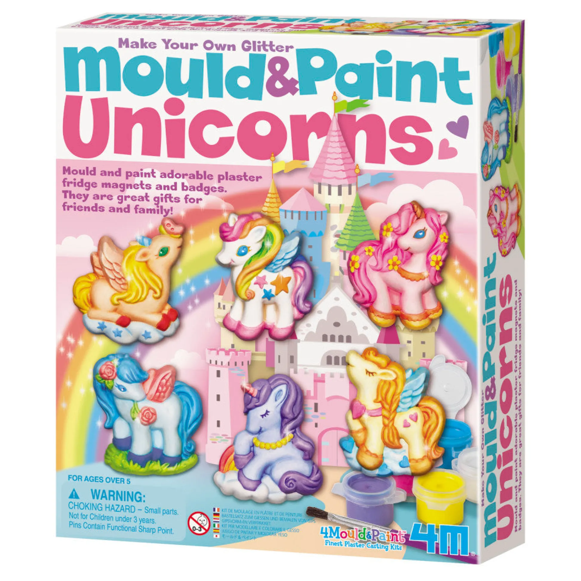 Flat River Group 4M Creative Unicorns Mould & Paint Craft Kit* Art Toys|Crafts & Activities