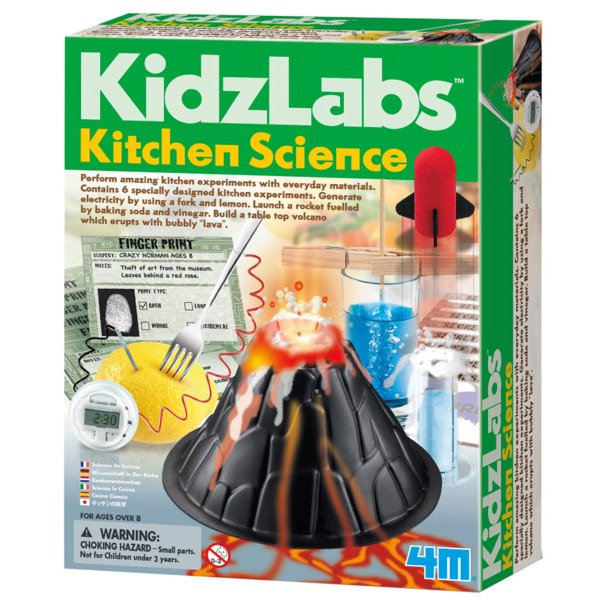 Flat River Group 4M Kitchen Science Kit - STEM Chemistry Experiment Set for Kids & Teens* Science & Discovery