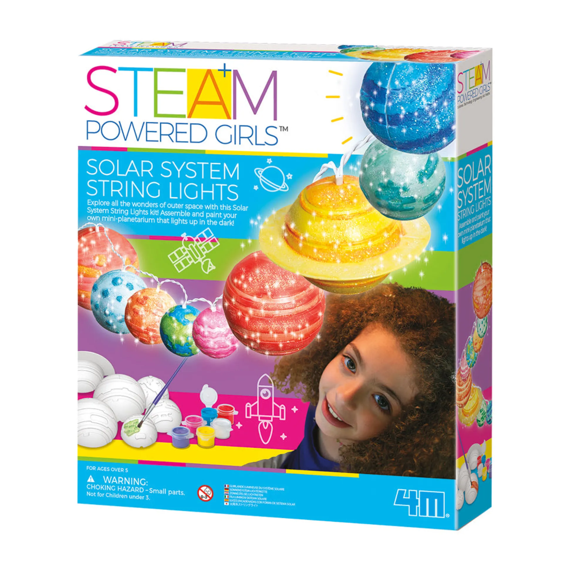 AreYouGame 4M Solar System String Lights Educational Kit* Crafts & Activities